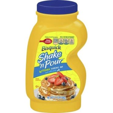 Betty Crocker Bisquick Shake N Pour Buttermilk Pancake Mix, 144 g